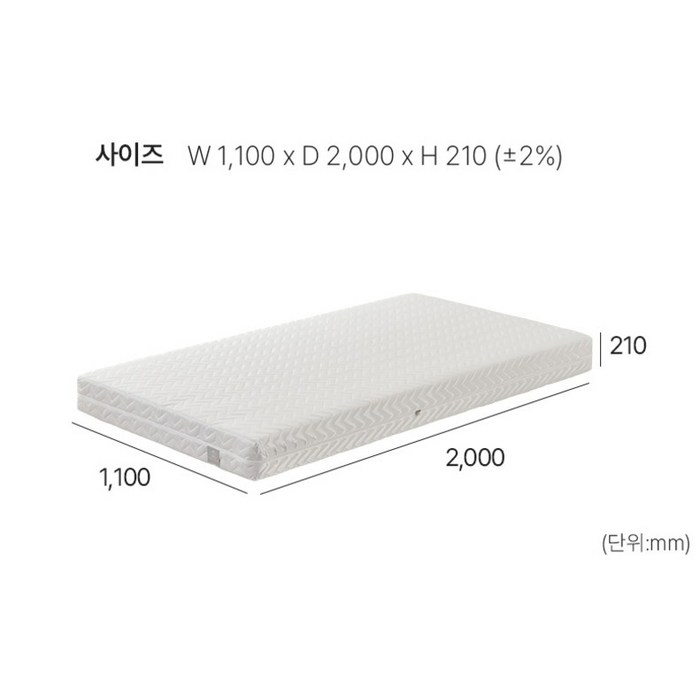 동서가구 소프 인싸 LED 수납침대 후기 분석 - 매트리스 질감 및 두께 확인