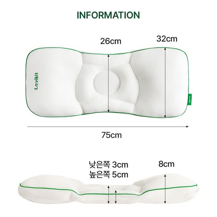 라비킷 유아용 와이드 이탈방지 경추베개, 화이트 후기 분석 - 최종 연출 컷