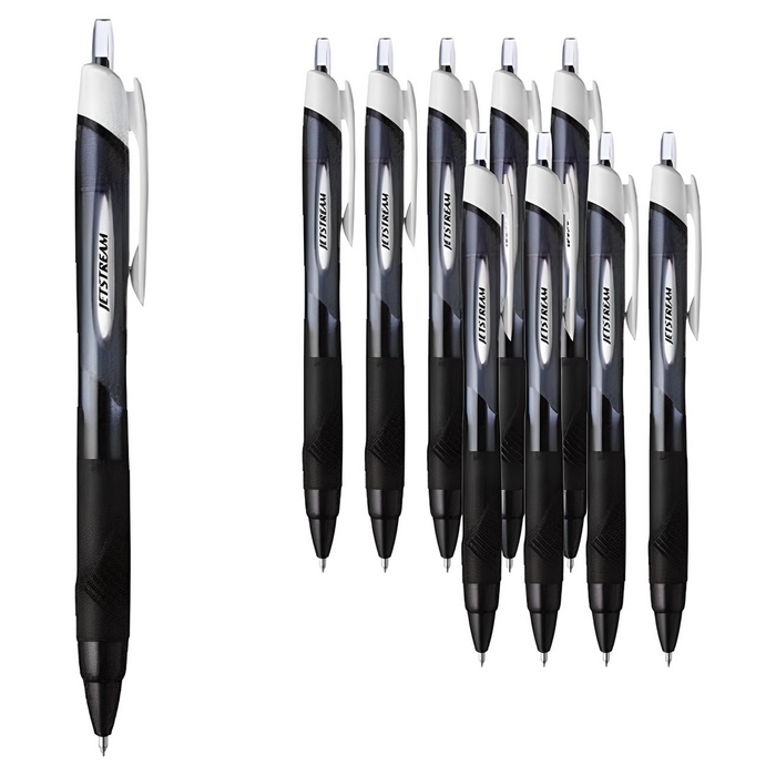 제트스트림 유성볼펜 1.0mm SXN-150-10, 블랙, 10개 - 필기감 좋은 볼펜