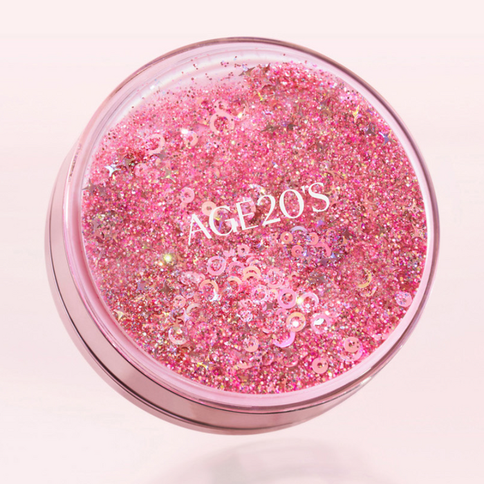 에이지투웨니스 샤이닝드롭 에디션 핑크 팩트 12.5g 세트, 23호 핑크라떼 후기 분석 - 패키지 측면 디자인