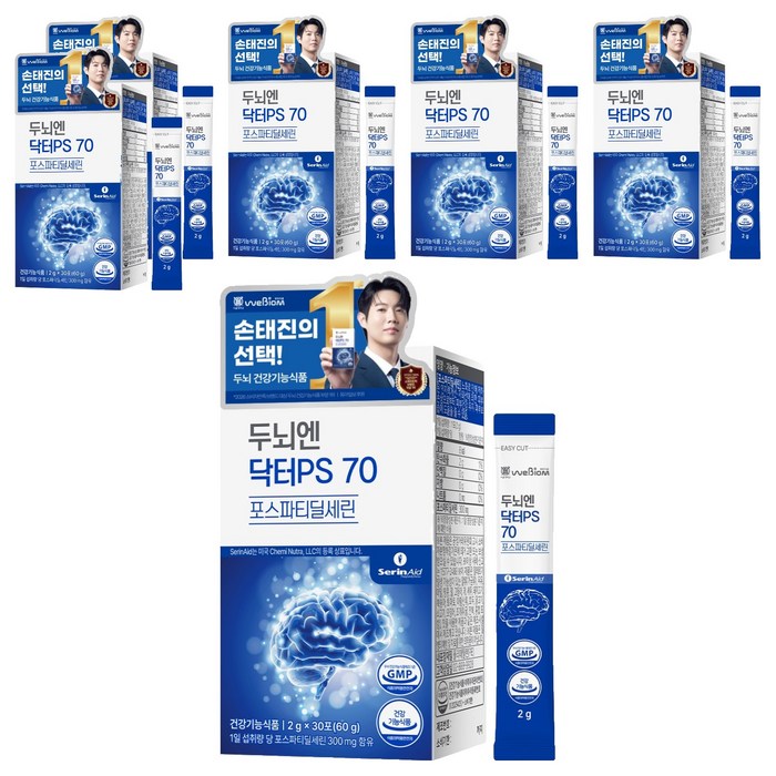 서울대위바이옴 두뇌엔 닥터PS 70 포스파티딜세린 30p, 60g, 6개