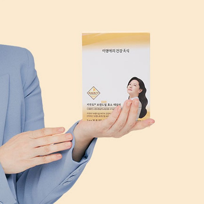이영애의건강미식 카무트 브랜드밀 효소 데일리 30p, 60g 후기 분석 - 내용물 제형 확인