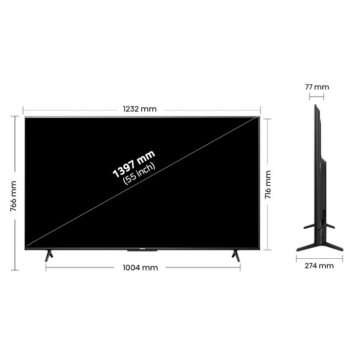 Hisense 하이센스 4K QD Mini LED 스마트TV, 139cm(55인치) 후기 분석 - 에너지 소비 효율 정보