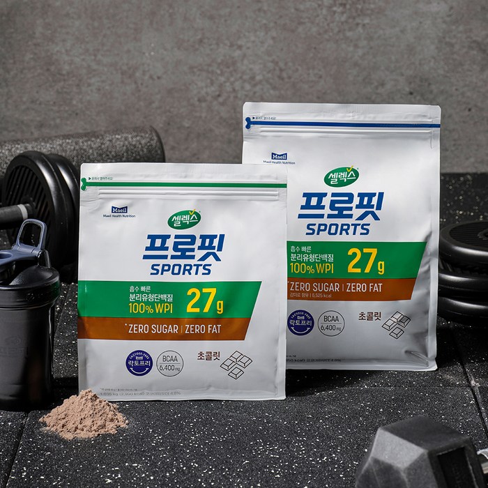 셀렉스 프로핏 스포츠 초콜릿 파우더, 2.025kg 후기 분석 - 안전 밀봉 씰 및 내부 파우더 상태