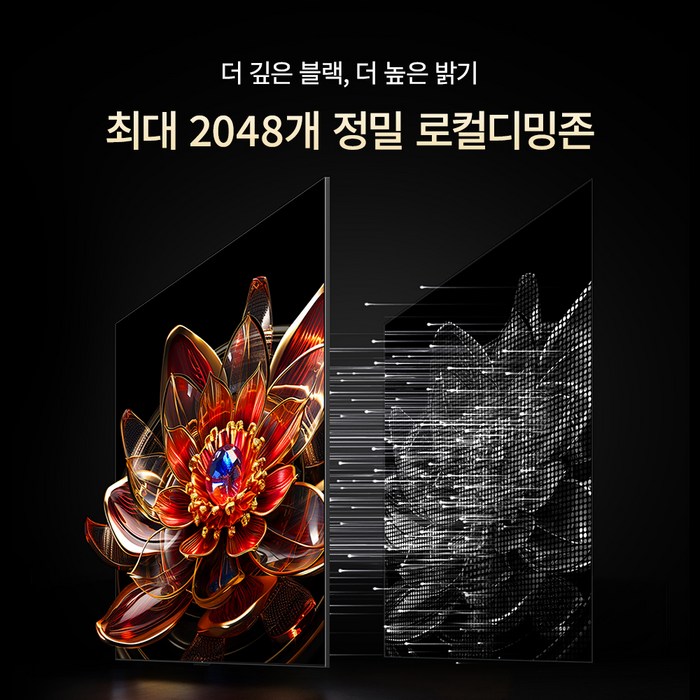 TCL 4K QD Mini LED 스마트TV 후기 분석 - 시야각 테스트