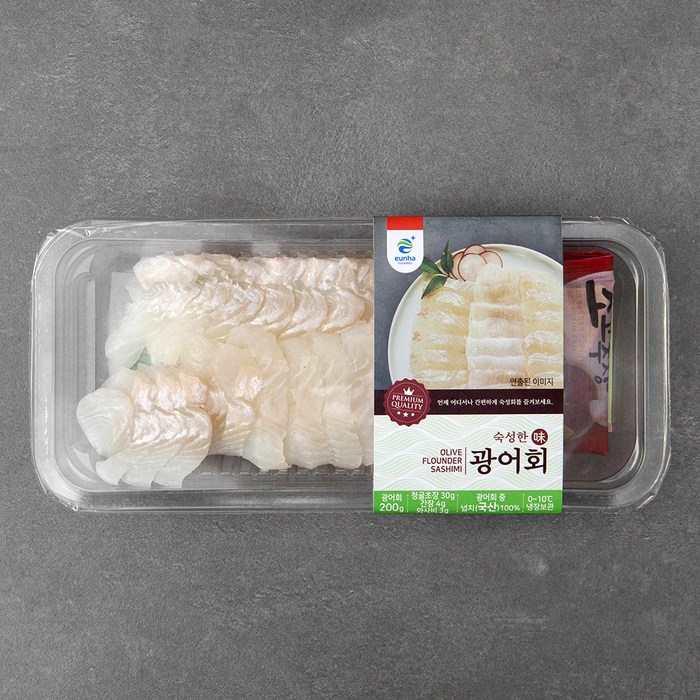 은하수산 숙성 광어회, 200g, 1개