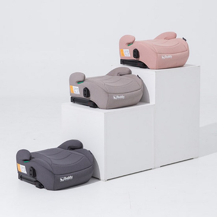 순성 버디 프로 부스터 ISOFIX 주니어 카시트, 딥그레이 후기 분석 - 후면부