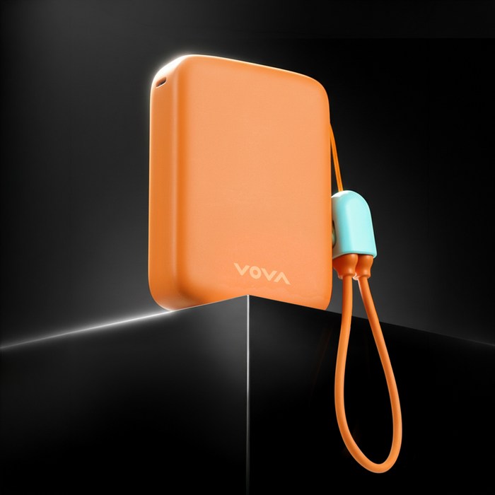 보바 그립 22.5W 고속충전 보조배터리 20000mAh, 오렌지 후기 분석 - 박스 디자인