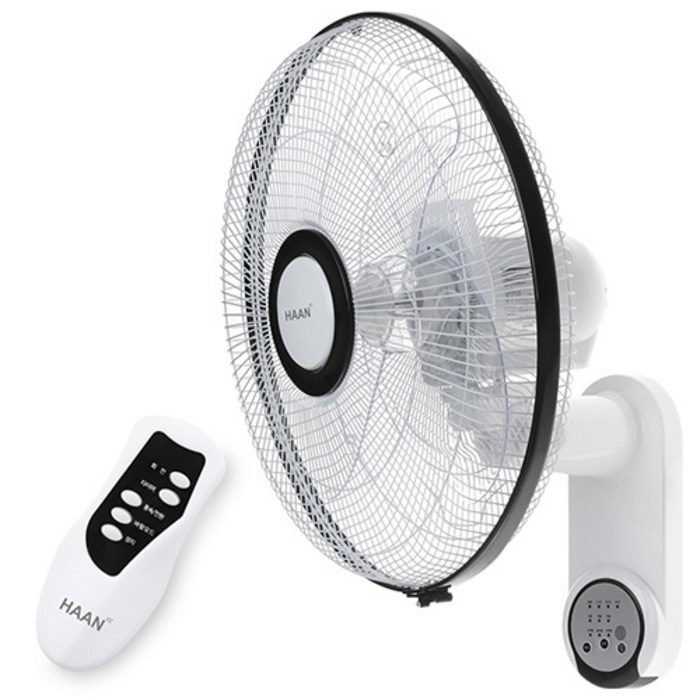 한경희 업소용 가정용 리모컨형 벽걸이 선풍기 40cm, HAAN-WF316A 후기 분석 - 조작부 디테일