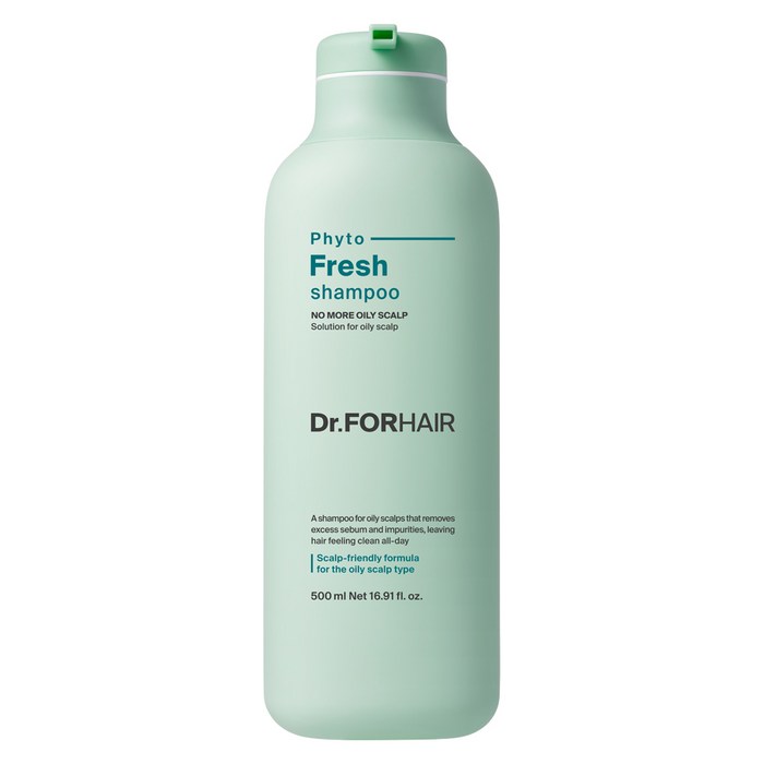 닥터포헤어 지성두피 딥 클렌징 피토프레시 샴푸 시트러스 허브향, 500ml, 1개