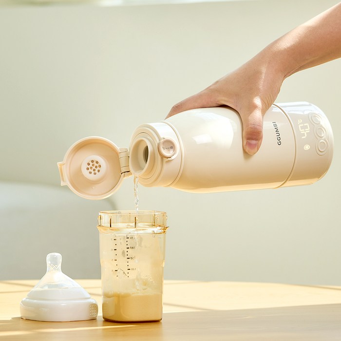 꿈비 휴대용 100도 가열 무선 분유포트 500ml 후기 분석 - 구성품 안내