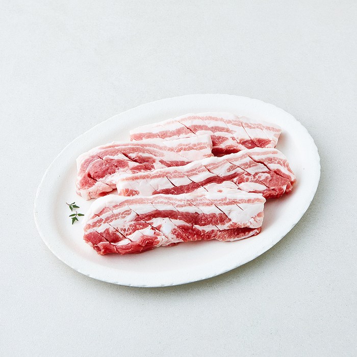 선진포크한돈 칼집 삼겹살 로스 (냉장), 1개, 500g