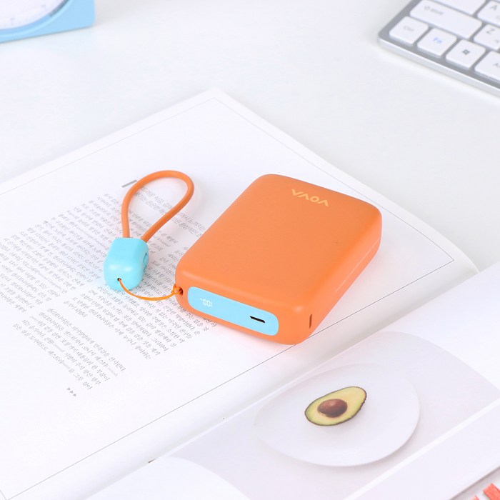 보바 그립 22.5W 고속충전 보조배터리 20000mAh, 오렌지 후기 분석 - 패키지 구성품