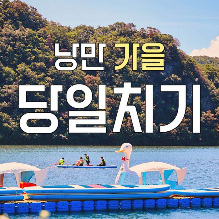 [남양주] 리버뷰 카페 음료 + 북한강 액티비티 5종 택1 / 가을 나들이PKG 반려동물 동반가능