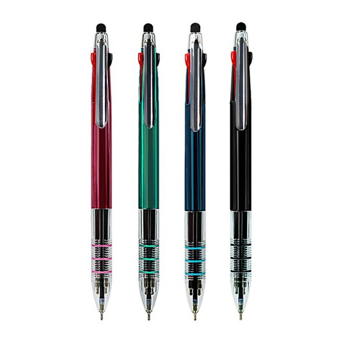 루나 UV3색 스마트터치펜 0.7mm 신형니들펜 독일잉크 잘써지고 샤이니한 나만의 특별한 삼색볼펜, 랜덤발송, 5개 - 필기감 좋은 볼펜