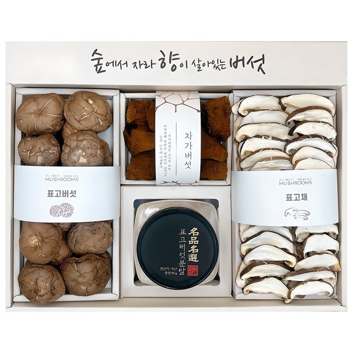 올어바웃머쉬룸 차가담은 표고 혼합세트, 1세트