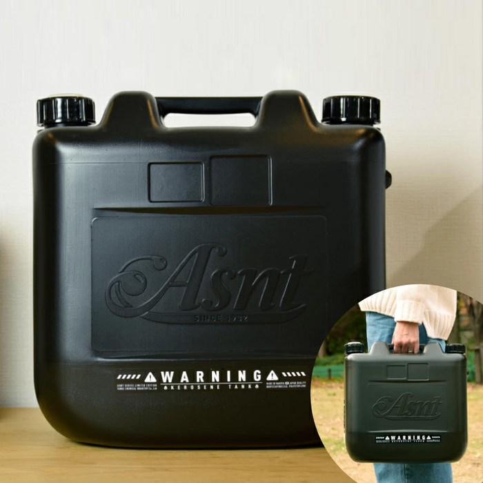 탕게 폴리탱크 캠핑 등유통 대형 20L 고신 자동 급유기 호환가능, 1개 - 석유통