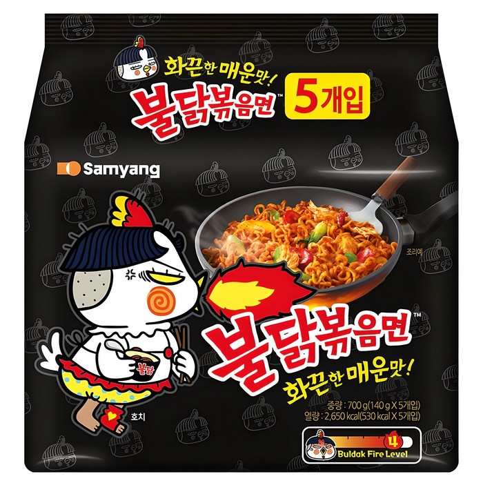 Bulgogi Stir-fried Noodles 140g, 5 pieces