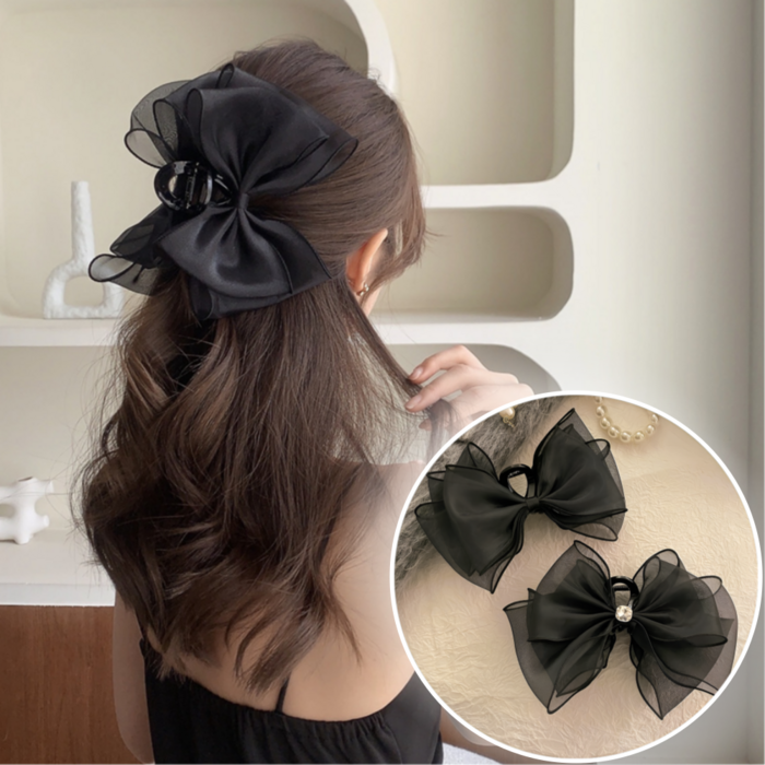 (2 sets) Lalaholic royal ribbon raised hair pins