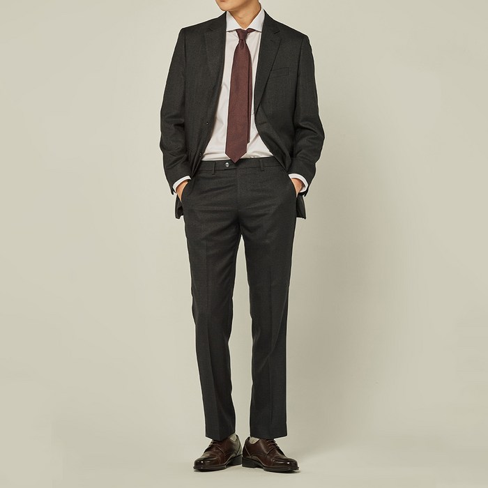 트래드클럽 남성 베리 수트 정장 세트 (4컬러 M~5XL) 후기 분석 - 디테일 및 마감 상태