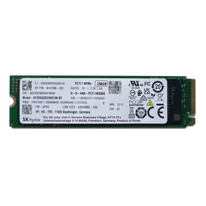SK하이닉스 BC711 M.2 NVMe SSD 256GB (벌크), PC711 NVMe 대표 이미지 - 하이닉스 SSD 추천