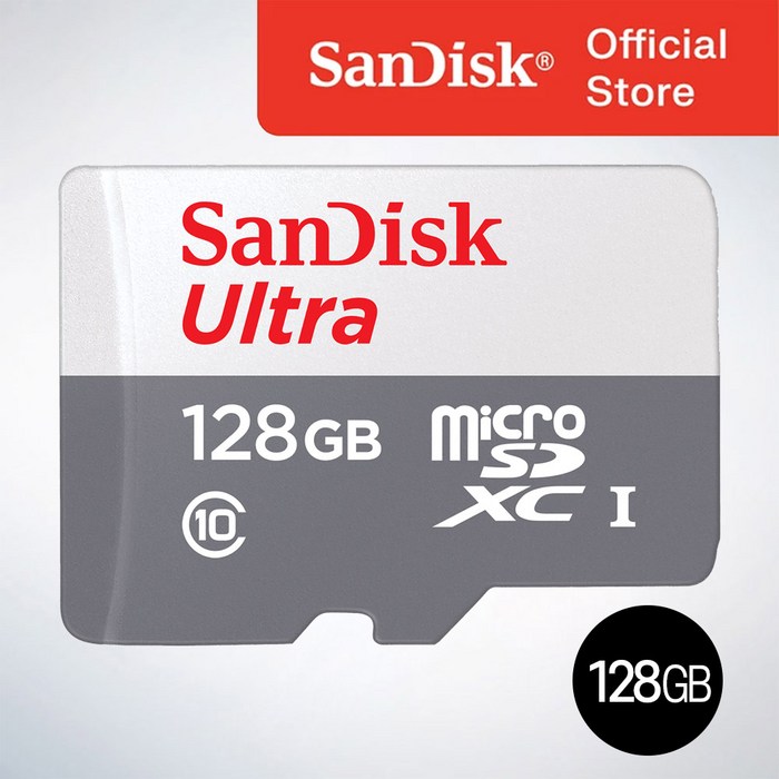 SanDisk Korea Official CertificationGenuine Micro SD Card SDXC ULTRA QUNR 128GB