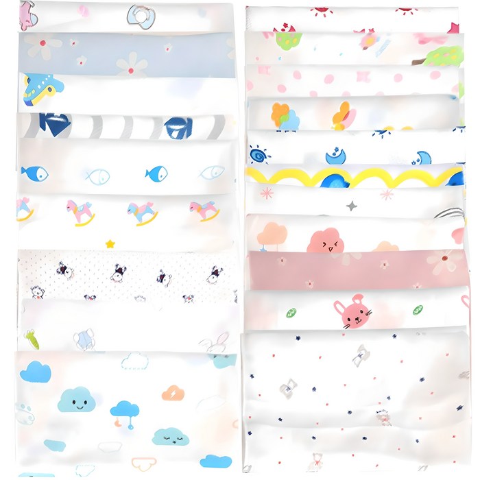 Abad character cotton gauze handkerchief K type 20개입 set