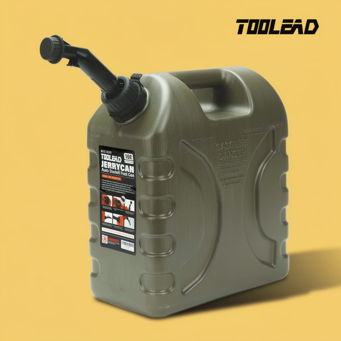 툴리드 제리캔 기름통 캠핑 등유통 휘발유 석유 연료통, 카키10L, 1개 - 석유통