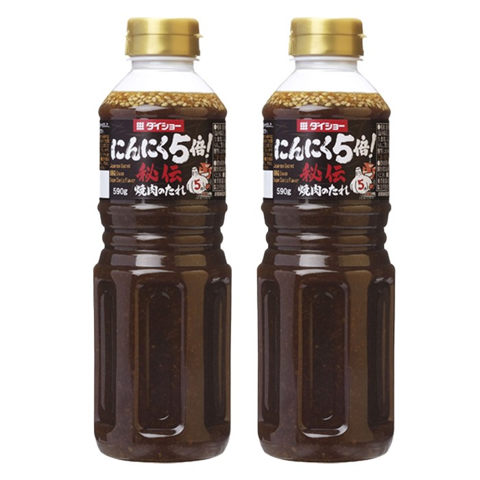 다이쇼 마늘 5배 비전 야키니쿠 양념, 2개, 590g