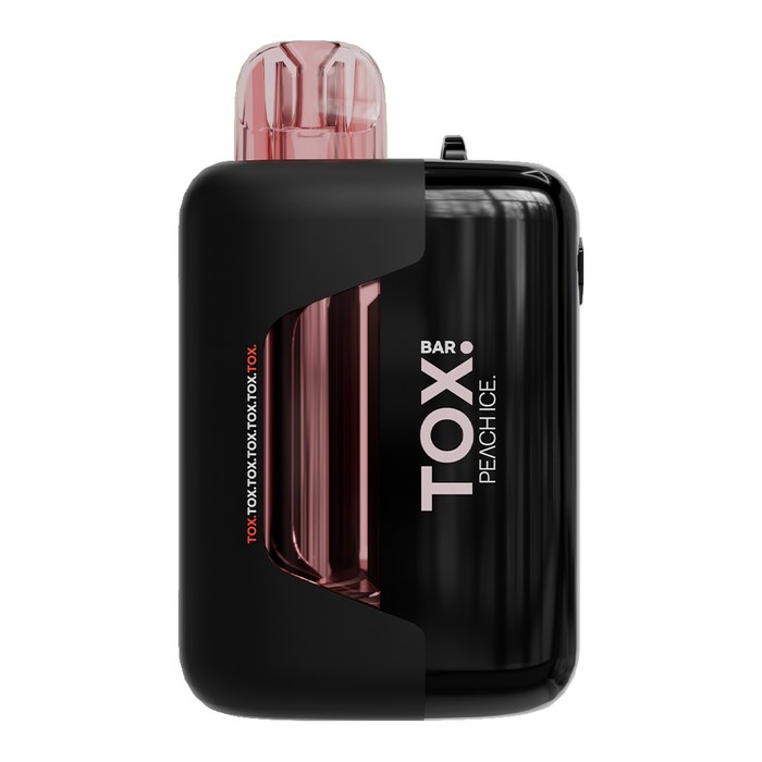 네스티 톡스바 25K 대용량 일회용 전자담배 TOX BAR 25000 퍼프 무니코틴 전자담배, 피치 아이스, 1개 대표 이미지 - 일회용 전자담배 추천