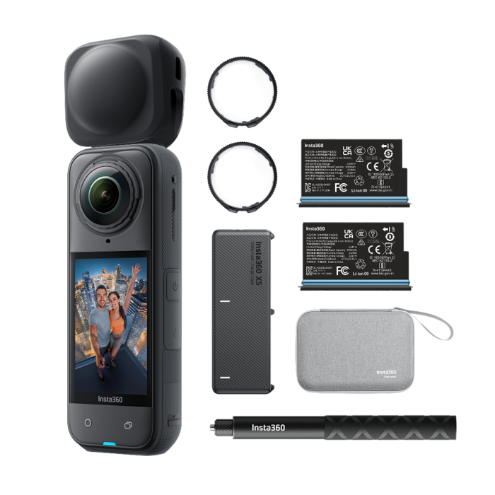 인스타360 X5 에션셜 액션캠 번들, 블랙 - 액션캠