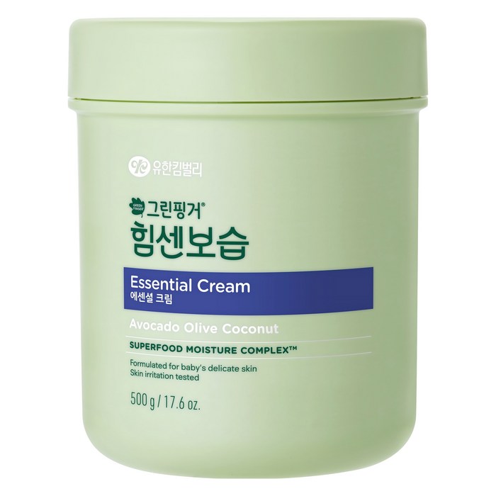 그린핑거 힘센보습 에센셜 유아크림, 500g, 1개