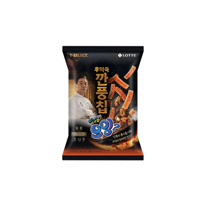 롯데 후덕죽 깐풍칩 오잉, 65g, 4개 - 후덕죽