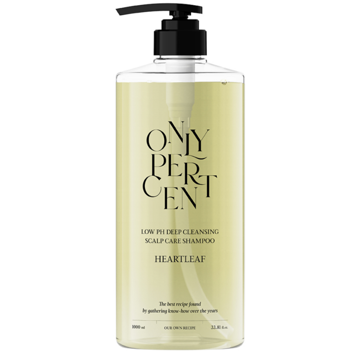 Only Percent Fishing Grass 40 Slightly Acidic Deep Cleansing Scalp Care Shampoo, 1 Piece, 1L