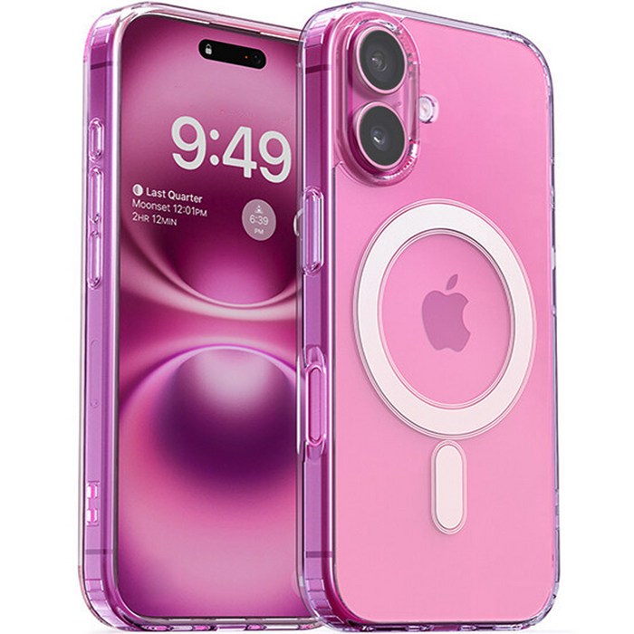 아이엔조이 아이폰 갤럭시 S 초강력 젤리 하드 투명 마그네틱 맥세이프 휴대폰 케이스 INJ-MSC01 - 맥세이프 케이스