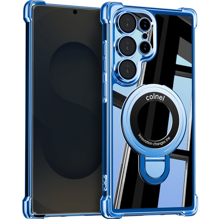 갤럭시 s25 울트라 s24 s23 ultra 2배자력 투명 맥세이프 거치대 케이스 - 맥세이프 케이스