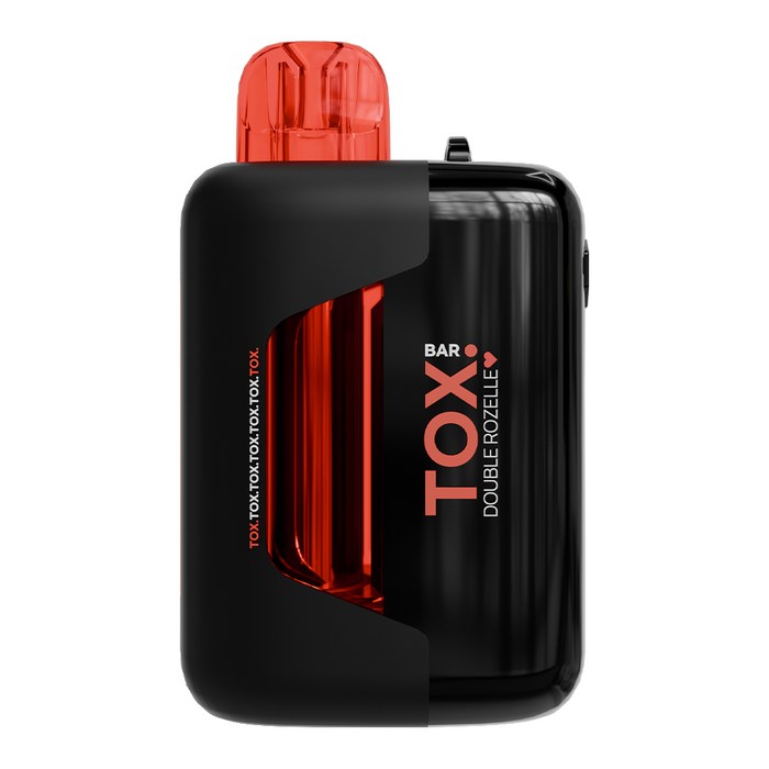 네스티 톡스바 25K 대용량 일회용 전자담배 TOX BAR 25000 퍼프 무니코틴 전자담배, 더블 로젤하트, 1개 대표 이미지 - 일회용 전자담배 추천