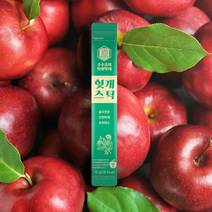 업소용 헛개 확깨 스틱젤리 사과맛 대용량, 15g 후기 분석 - 간편한 휴대성 강조