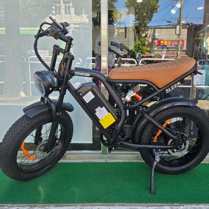 이지베이션 BS슬릭 전기자전거 850W 48V 팻바이크 자토바이, 48V 10Ah - 자토바이