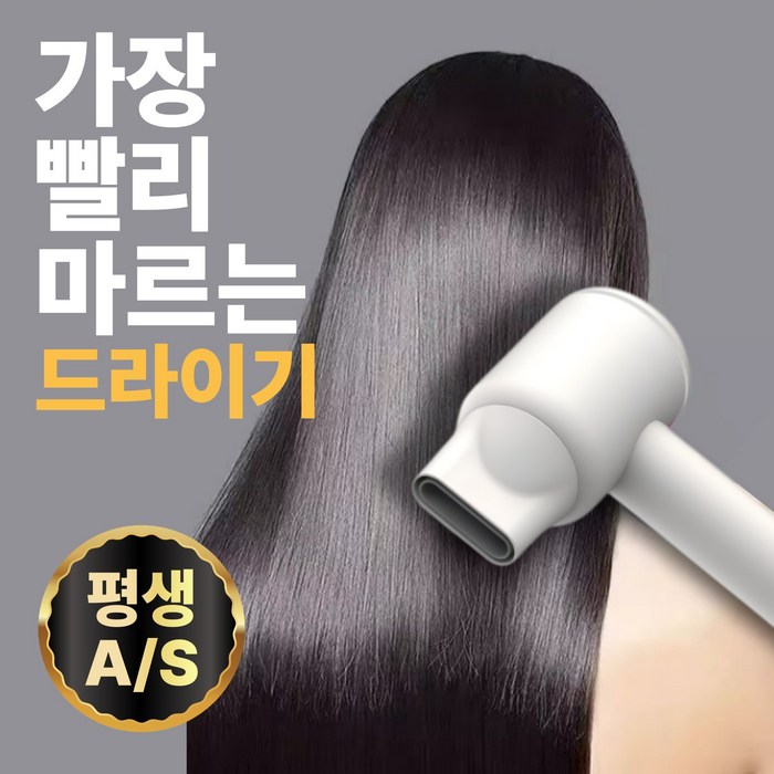 [하이엔드]음이온 초고출력 BLDC 항공모터 헤어 드라이기 후기 분석 - 노즐 구성과 기능 상세 정보