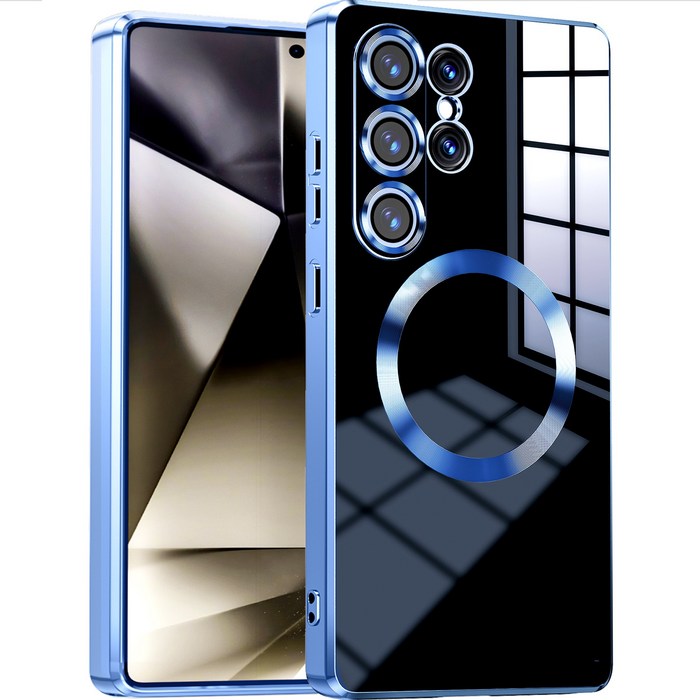 갤럭시 s25 울트라 s23 ultra 플러스 무변색 투명 맥세이프 케이스 - 맥세이프 케이스