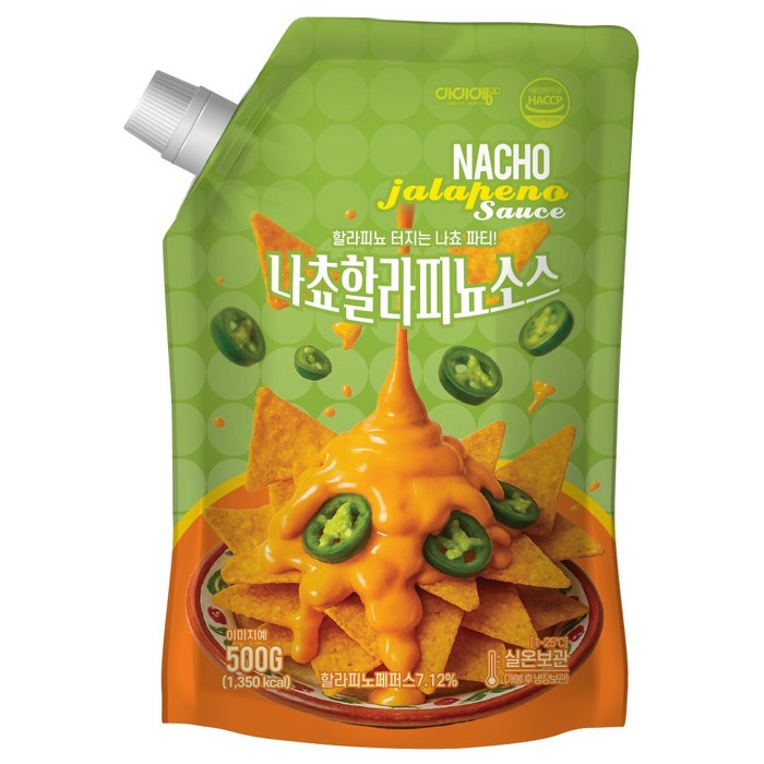 아이엠소스 나쵸할라피뇨소스, 500g, 1개 - 감자튀김 소스