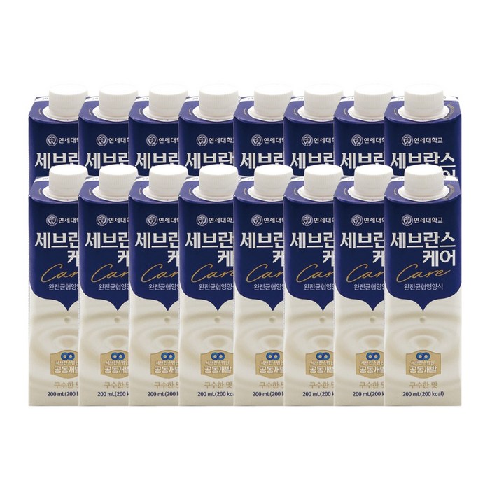 세브란스케어 구수한맛 완전균형 영양식, 200ml, 16개