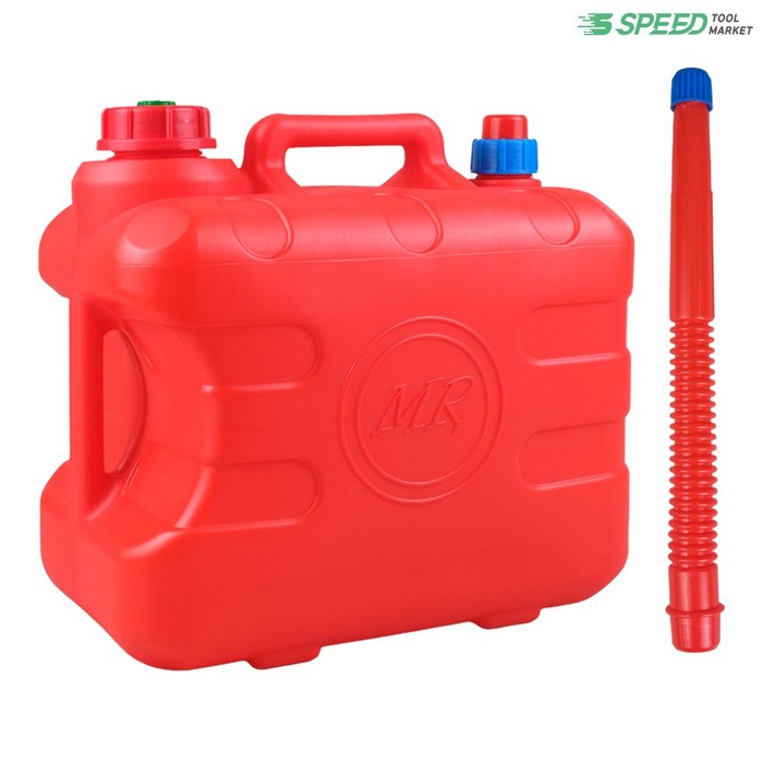 석유통 고급형 20리터 빨강 기름통 캠핑 말통 자바라통 등유통 연료통, 1개 - 석유통