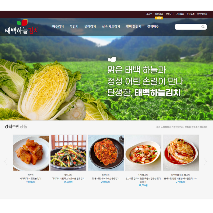태백하늘김치 김장 포기김치 국산100% /무료배송, 10kg 후기 분석 - 위생적인 포장 및 품질 인증 안내