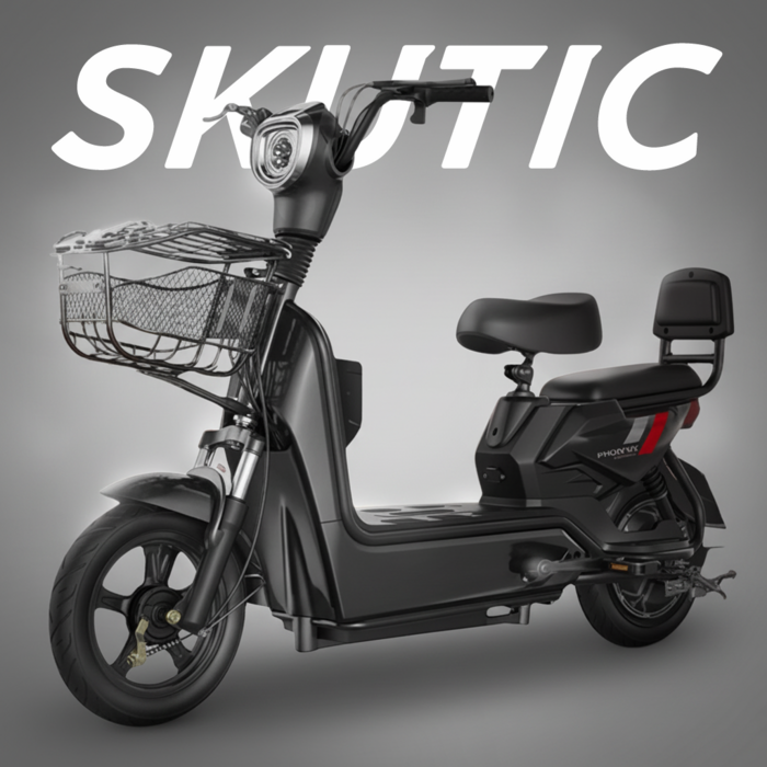 베아로드 고출력 전동스쿠터 소형 오토바이 바이크 자토바이 출퇴근 통학용 전기차, 블랙, 단일 - 자토바이