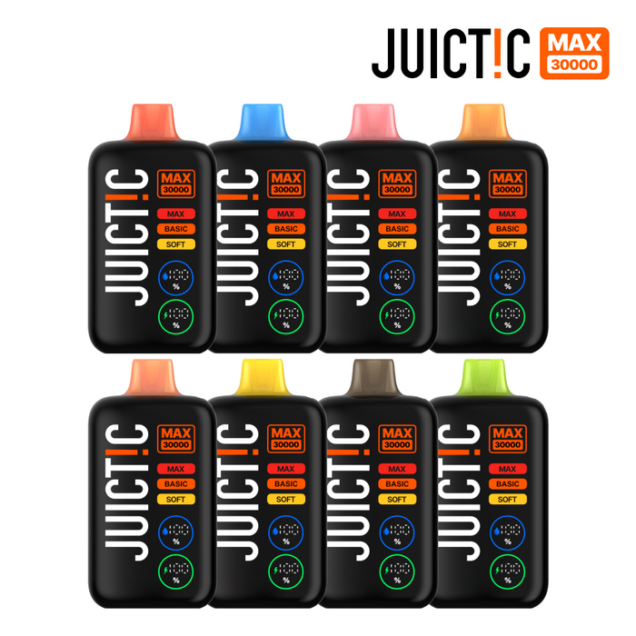 쥬스틱 맥스 30000 초대용량 올인원 무니코틴 일회용 전자담배 디스플레이, 머스켓 색상, 1개 대표 이미지 - 일회용 전자담배 추천