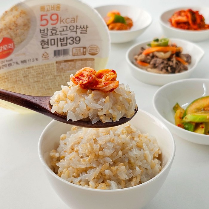 빼고비움 최저 칼로리 100g당 39kcal 발효곤약쌀현미밥39 후기 분석 - 상세 특징