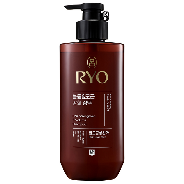 려 흑운 볼륨 모근강화 탈모증상완화 샴푸 우디향, 480ml, 1개