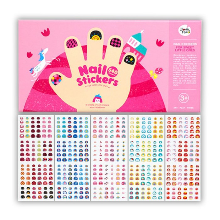 Joan Miro Nail Sticker, Sweet Little One, 1 Piece